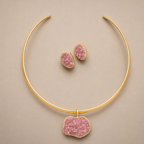 Conjunto Turmalina Rododonita
