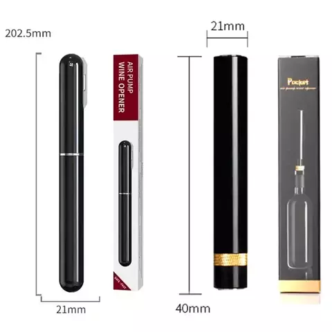 Abridor de garrafa de vinho portátil saca-rolhas