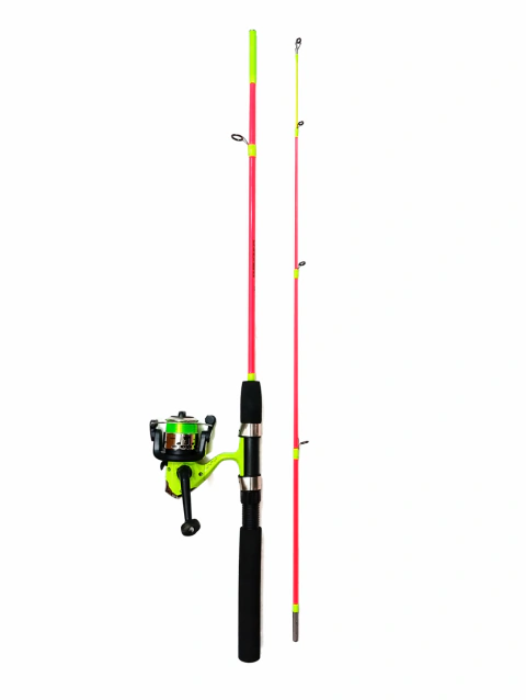 Combo niño/a caña 1.50m 2 tramos más reel se200 con nylon