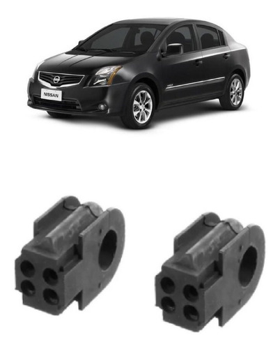 Par Bucha Barra Estabilizadora Nissan Sentra 2013 A 2017