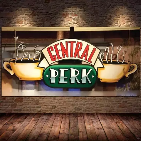 Quadro Central Perk Cafe
