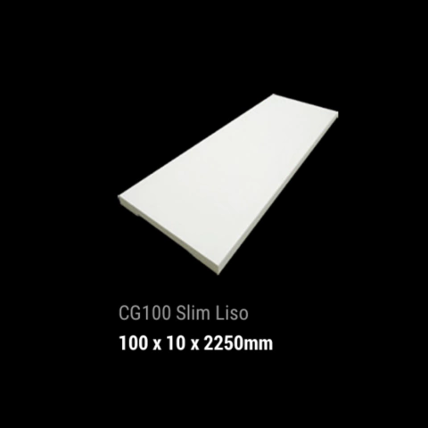 RODAPÉ SLIM LISO 100 x 10 x 2250mm - CASA GRASSI - comprar online