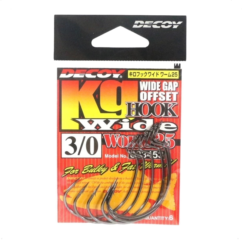 Anzol Decoy KG Hook Wide Worm 25