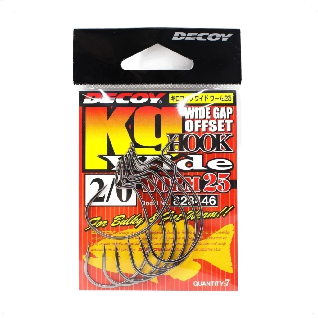 Anzol Decoy KG Hook Wide Worm 25