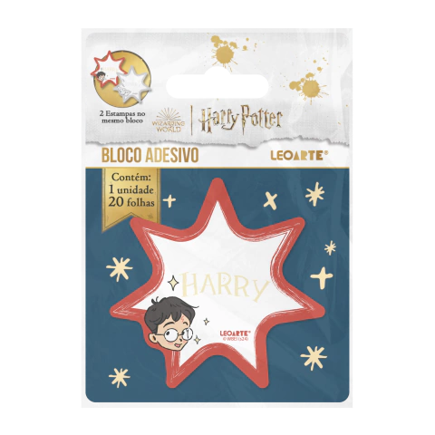 BLOCO ADESIVO HARRY POTTER - LEO&LEO - comprar online