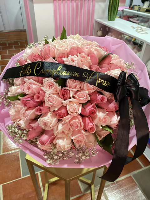 100 Rosas Rosadas !