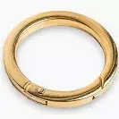 ARGOLA ARTICULADA OURO 25MM - 0182