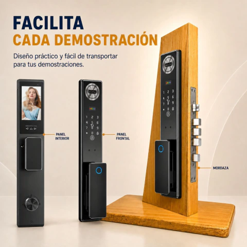 Exhibidor De Cerraduras Compacto Y Funcional