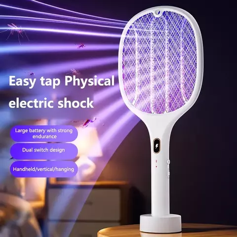 Xiaomi mata-mosquitos elétrico 3 em 1, multifuncional, portátil, recarregável