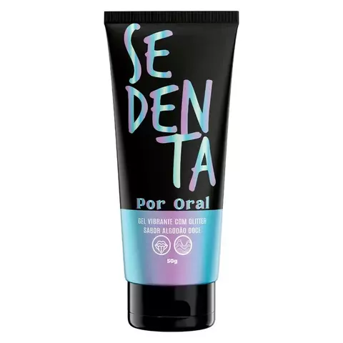 Sedenta Por Oral Gel Comestível - Algodão Doce