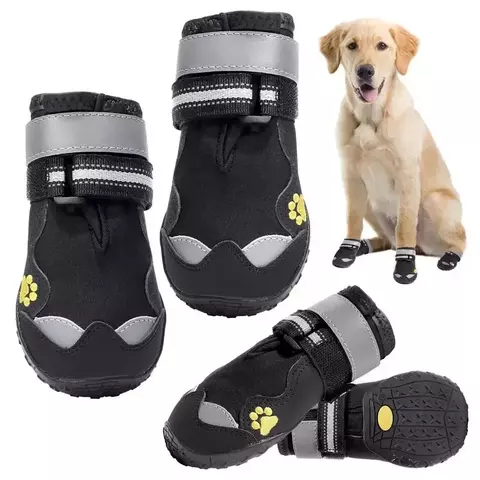Botas Antiderrapantes Impermeáveis para Cães