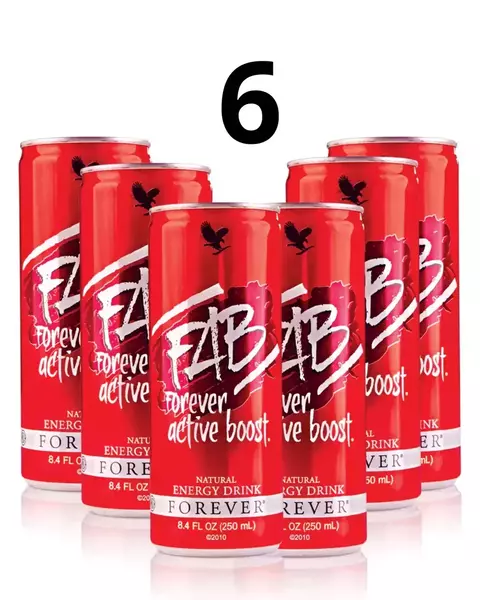 Energético FAB - Forever Active Booster c/ 6 unidades de 269 ml