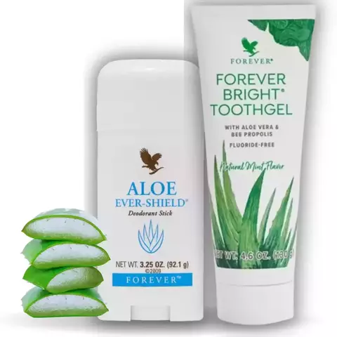 Desodorante + Gel Dental de Aloe Vera