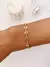 Pulseira Elo Gucci Banhado a Ouro