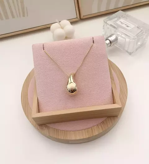 Colar Gota Banhado a Ouro