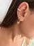Piercing Bolinha Banhado a Ouro - comprar online