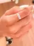 Anel Placa Love Banhado a Prata