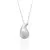 Colar Gota Banhado a Prata - comprar online