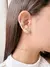 Piercing Zirconia Color Dois Fios Banhado a Prata na internet