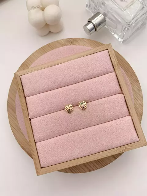 Brinco Mini Costela De Adao Banhado a Ouro