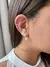 Piercing Dois Fios Banhado a Prata