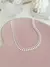Chocker Gota Banhado a Prata - D'MARQUES