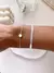 Pulseira Fita Laminada Banhada a Prata