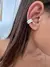 Piercing Duplo Carmem Banhado a Prata - comprar online