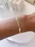 Pulseira Fita Laminada Banhada a Ouro