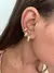 Piercing Martelado Banhado a Ouro