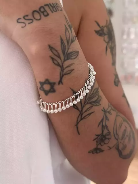 Pulseira Cherrie Banhado a Prata