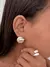 Piercing Dois Fios Banhado a Prata - comprar online