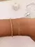 Pulseira Malha Banhado a Ouro