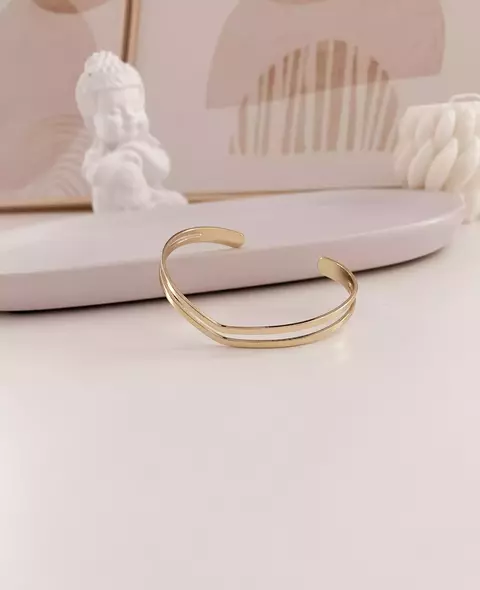 Bracelete Maravilha Banhado a Ouro