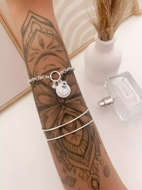 Pulseira Patua Grecia Banhada a Prata