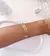 Bracelete Maravilha Banhado a Ouro - comprar online