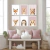 Set x6 Cuadros Infantiles – Animales del Bosque Rosa - comprar online