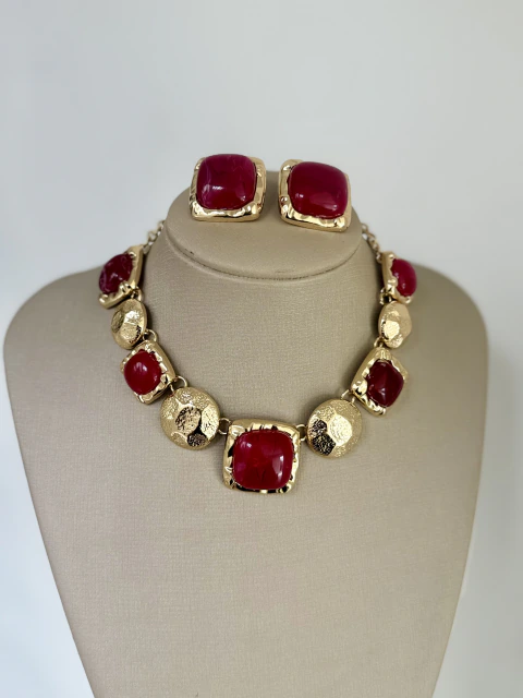 Conjunto inspiração Zara cor Vinho