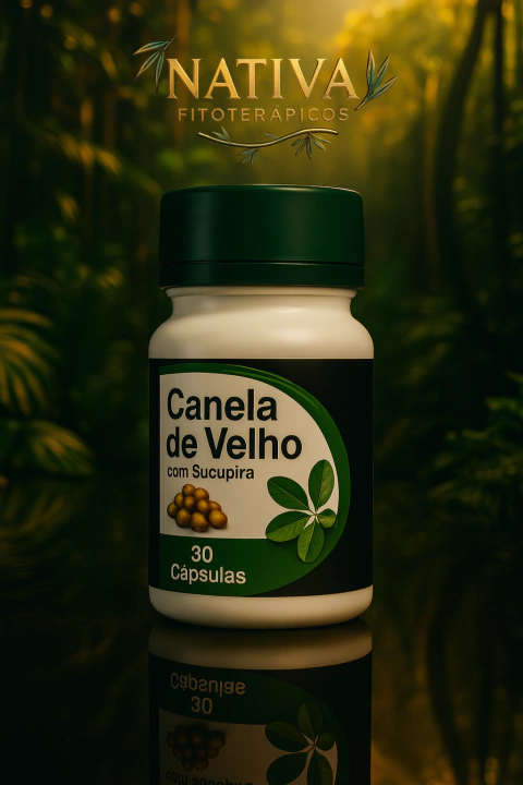 Canela de Velho com Sucupira 30 Cápsulas de Suplemento para Suporte Articular Natural