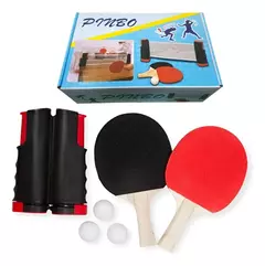 Sets Juego De Tenis De Mesa 2 Raquetas 1 Red Y 3 Pelotas - comprar online