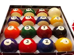 Juego De Bolas Para Pool Ø 57mm Y Blanca 57mm en internet