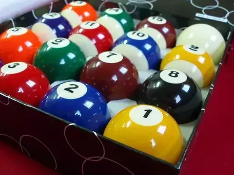 Juego De Bolas Para Pool Ø 57mm Y Blanca 57mm