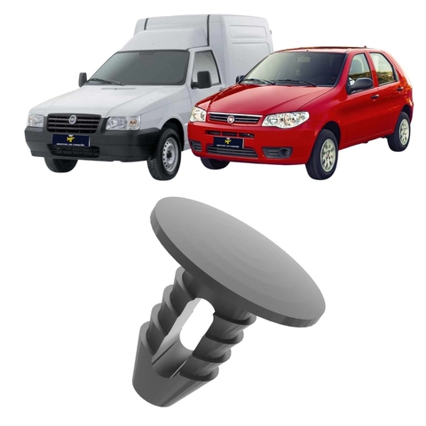 Kit 10 Grampo Teto Fiat Uno Palio