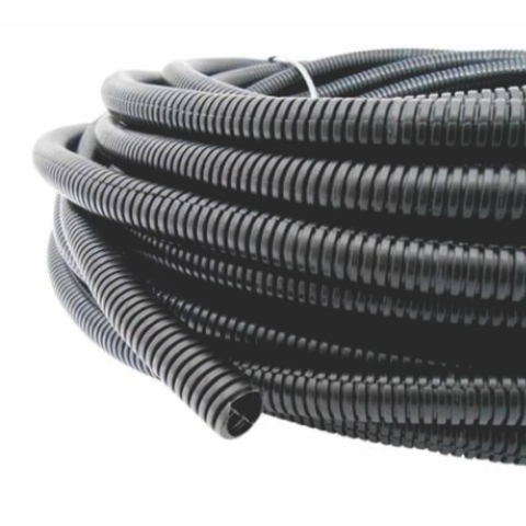Espaguete Tubo Corrugado de 4,5mm (3/16) com Corte Lateral - Rolo de 20 Metros