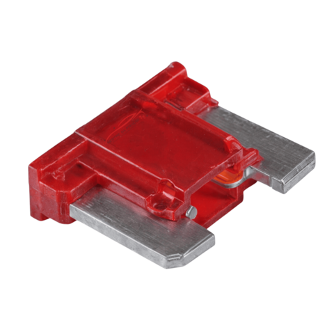 Fusivel Encaixe Lamina Micro Elemento Curto 10 Amperes - Pacote 10 Unidades