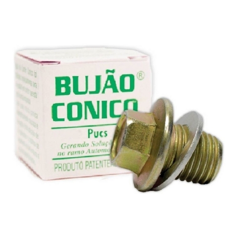 Bujão Carter Cônico Carter Espanado 12mm Flangeado Moto