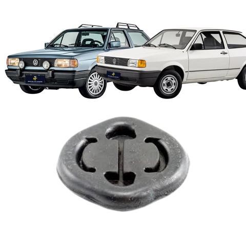 Coxim Escapamento Gol Voyage Parati Santana Reforcado Pacote 10 unidades