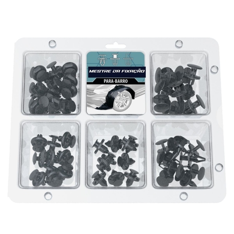 Kit C/70 Grampos Para-Barro Diversos - 6 Berços/Mix 01