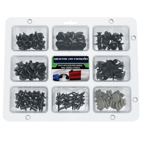 Kit C/150 Grampos Univ Pbarro Pchoque Porta- 9 Berços/mix 01