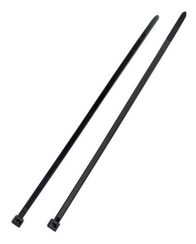 Abraçadeira Presilhas Cinta Plástica 4.8 X 200mm 20cm Cor Preto Pacote 100 unidades
